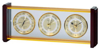 画像1: スーパーEX気象計・時計 | １個より名入れできます