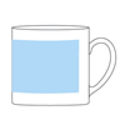 画像3: フルカラー転写対応陶器マグカップ(170ml)(白)