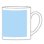 フルカラー転写対応陶器マグカップ(320ml)(白) フルカラー印刷