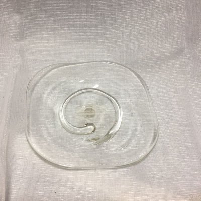ガラス四角皿(小)　作家 原光弘