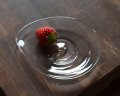 ガラス　しずく皿 (S）　 作家「 原光弘 」