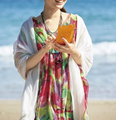 スマホ防滴ポーチ