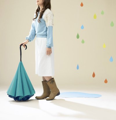 デラックス さかさ傘