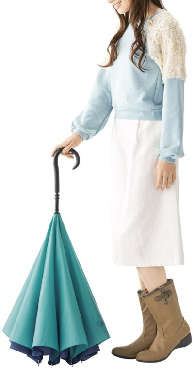 デラックス さかさ傘