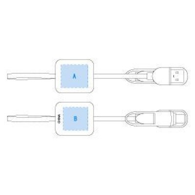 画像7: USBケーブル スクエアホールド