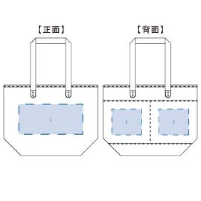 画像2: 厚手キャンバスレザーハンドルトート（Ｍ） ナイトブラック