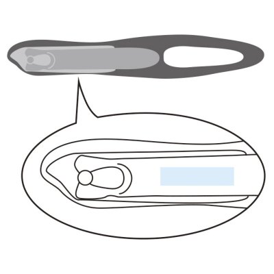 職人の技 ケース付カーブ爪切り