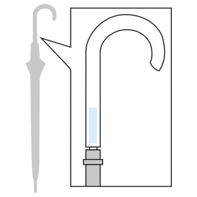 耐風超撥水 グラスファイバーアンブレラ