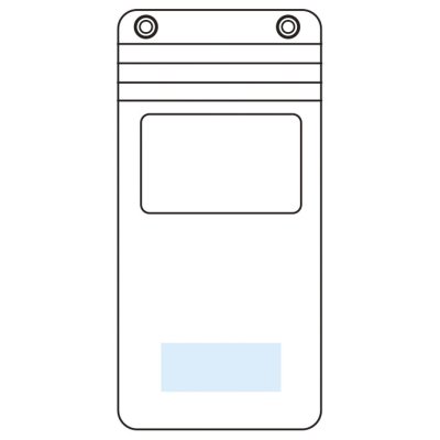 カメラが使える防滴スマホポーチ