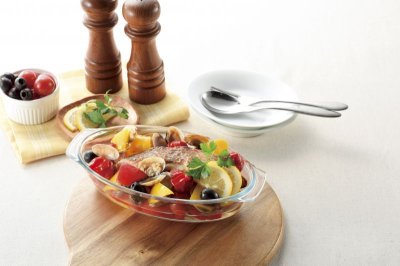 レンジ&オーブンOK!耐熱ガラスボウル