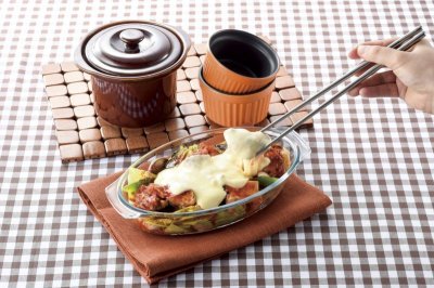 レンジ&オーブンOK!耐熱ガラスボウル