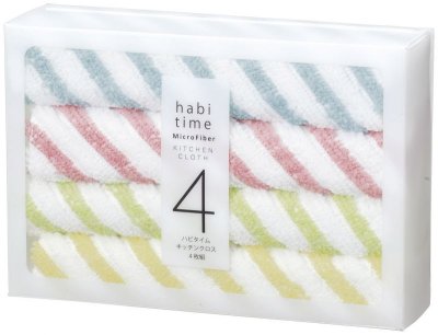 ハビタイム キッチンクロス 4枚組