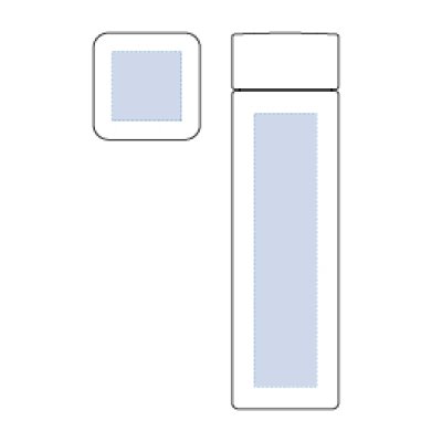 スクエアクリアボトル