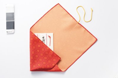 幸福ふくろう 風呂敷&箸セット