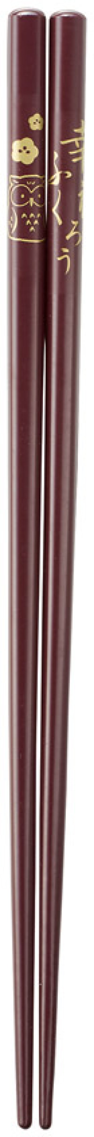 幸福ふくろう 風呂敷&箸セット