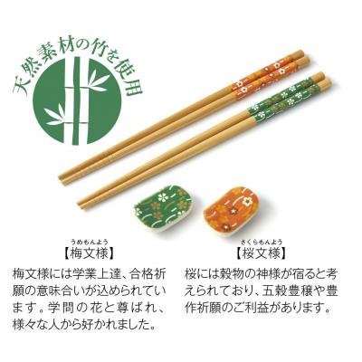 文様百趣 箸&箸置き二膳セット