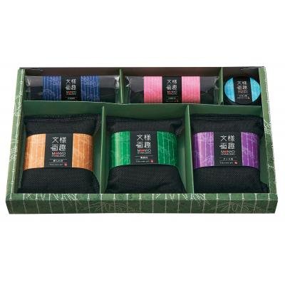 文様百趣 竹炭物語6個組