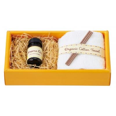 癒されアロマオイル&タオルセット