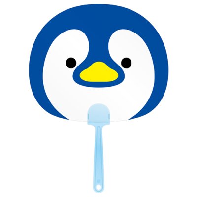 熱中症予防 クールなアニマルうちわ