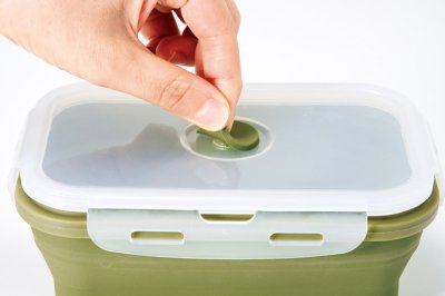 折りたたみシリコン保存容器
