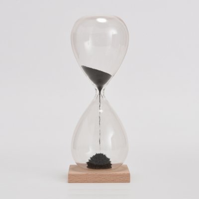 砂時計　１分計　マグネティックアート☆砂鉄が彩るユニークなインテリア