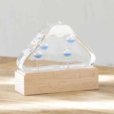 ガラスフロート温度計 富士山