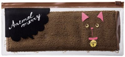 アニマルメリー ポーチ入ハンカチタオル