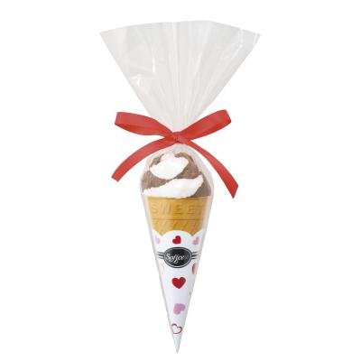 まるでソフトクリームなミニタオル１枚