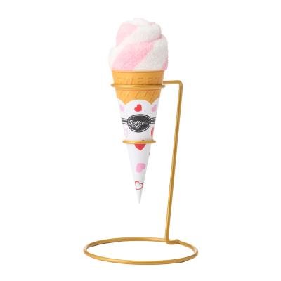 まるでソフトクリームなミニタオル１枚