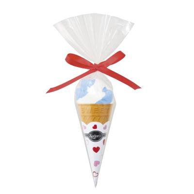 まるでソフトクリームなミニタオル１枚