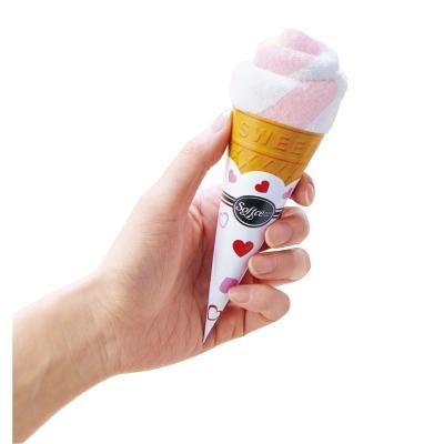 まるでソフトクリームなミニタオル１枚