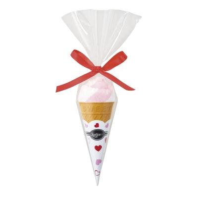 まるでソフトクリームなミニタオル１枚