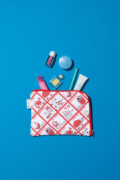 チャーミーレトロ コットンポーチ