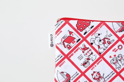 チャーミーレトロ コットンポーチ