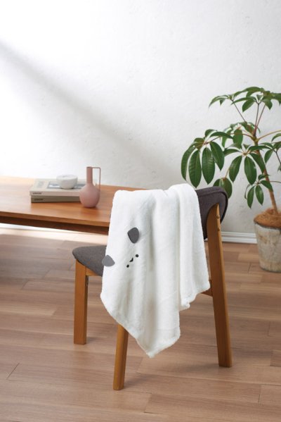 まるでシマエナガ！ くるくるブランケット