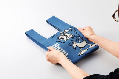 ミッキー＆ドナルド ニットバッグ