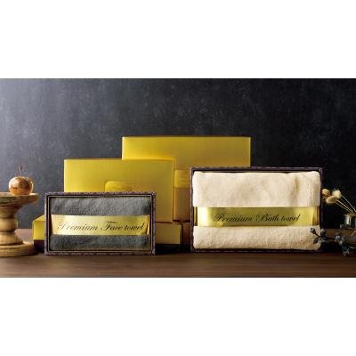 プレミアムフェイスタオル（ダークグレー）