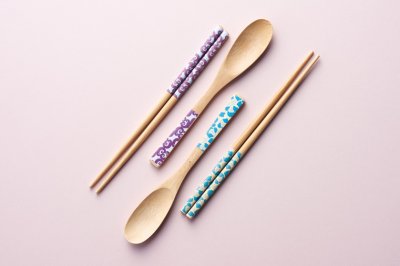 伊砂文様　箸・スプーンセット