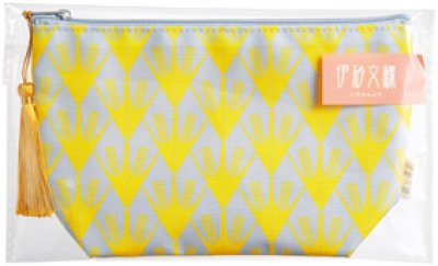 伊砂文様　タッセルポーチ