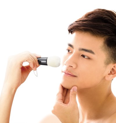 熊野筆　筆の心　洗顔＆シェービングブラシ