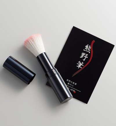 画像1: 熊野化粧筆　筆の心　モバイルチークブラシ