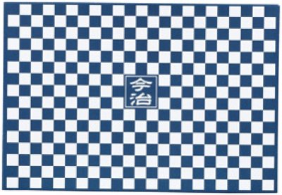 市松模様箱入 今治フェイスタオル