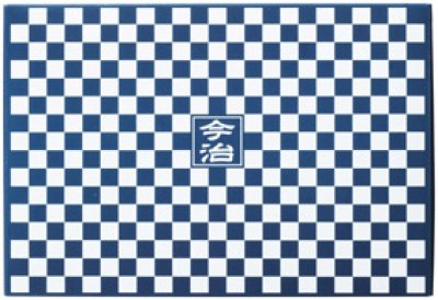 市松模様箱入 今治ハンドタオル