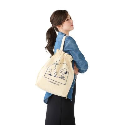 ファミリーキャラクター　巾着トートバッグ