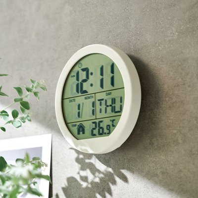 表示が見やすい丸時計