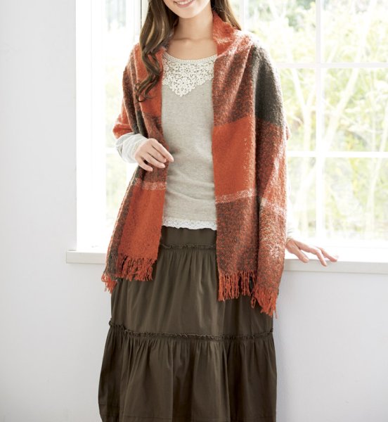 画像6: ふわふわ大判ショールブランケット (6)