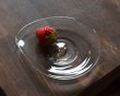 ガラス　しずく皿 (S）　 作家「原光弘」