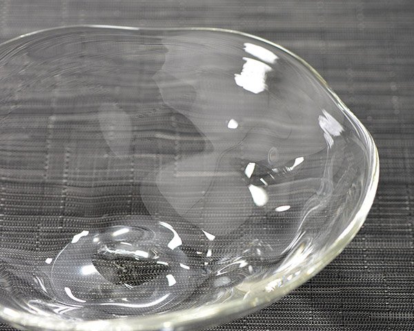 ガラス ゆらり浅鉢(大)  作家「 原光弘 」