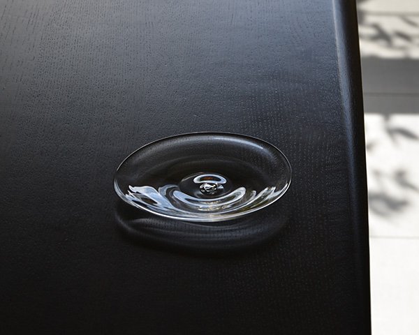 ガラス しずく皿 (S)  作家「原光弘」