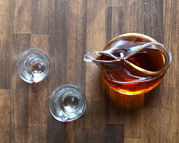 ポチ付酒器揃(注器・ぐい呑2客セット) 作家「 原光弘 」